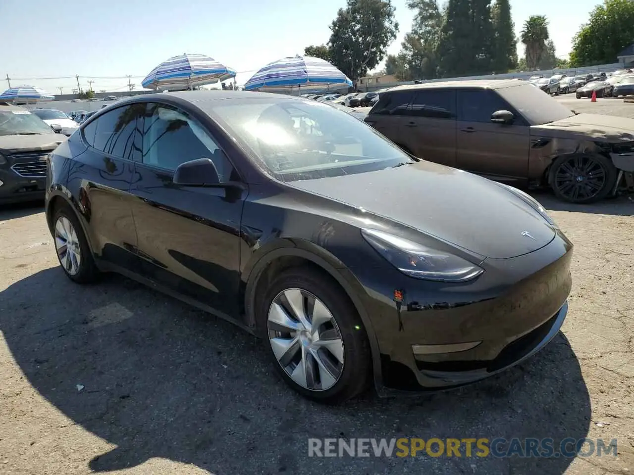 4 Фотография поврежденного автомобиля 7SAYGDEE0PA167786 TESLA MODEL Y 2023