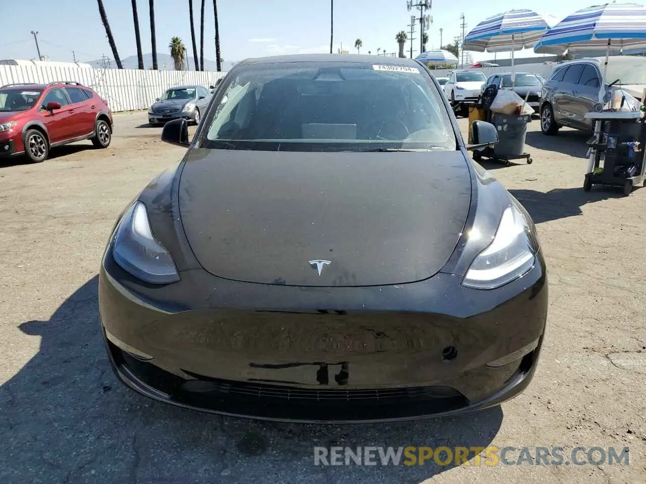 5 Фотография поврежденного автомобиля 7SAYGDEE0PA167786 TESLA MODEL Y 2023