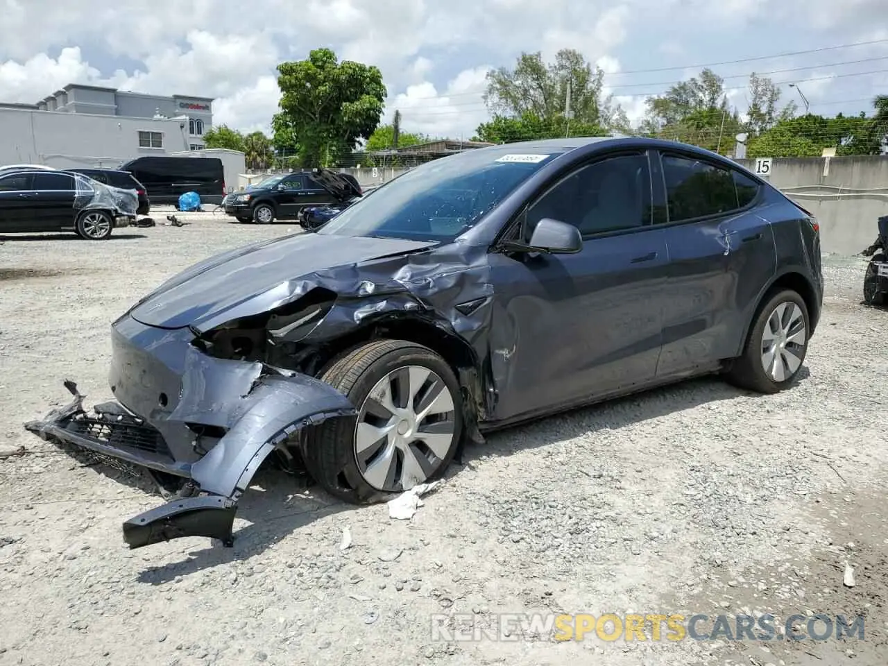 1 Фотография поврежденного автомобиля 7SAYGDEE0PA173202 TESLA MODEL Y 2023
