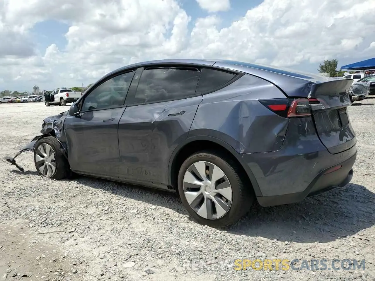 2 Фотография поврежденного автомобиля 7SAYGDEE0PA173202 TESLA MODEL Y 2023