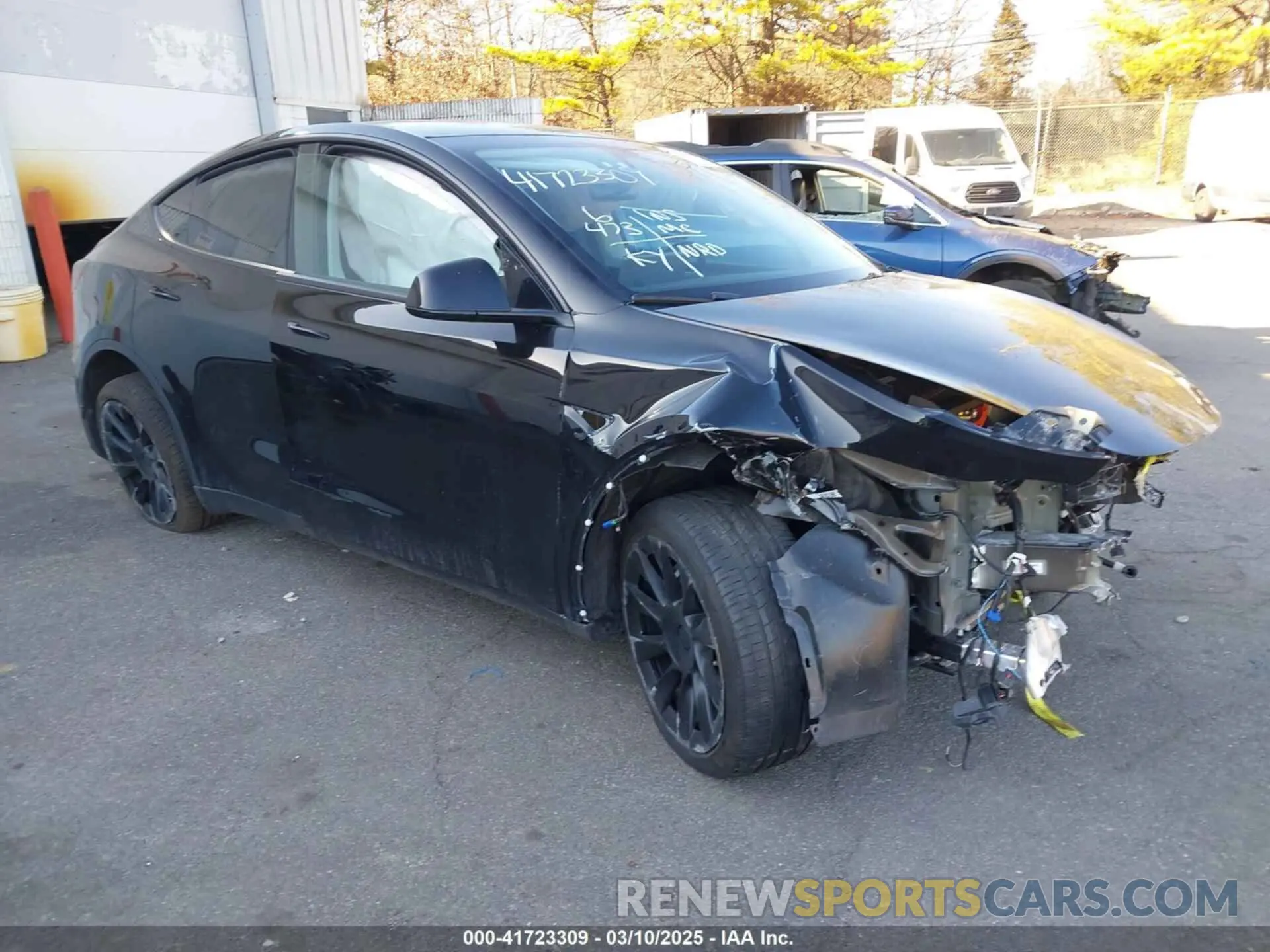 1 Фотография поврежденного автомобиля 7SAYGDEE0PA178691 TESLA MODEL Y 2023