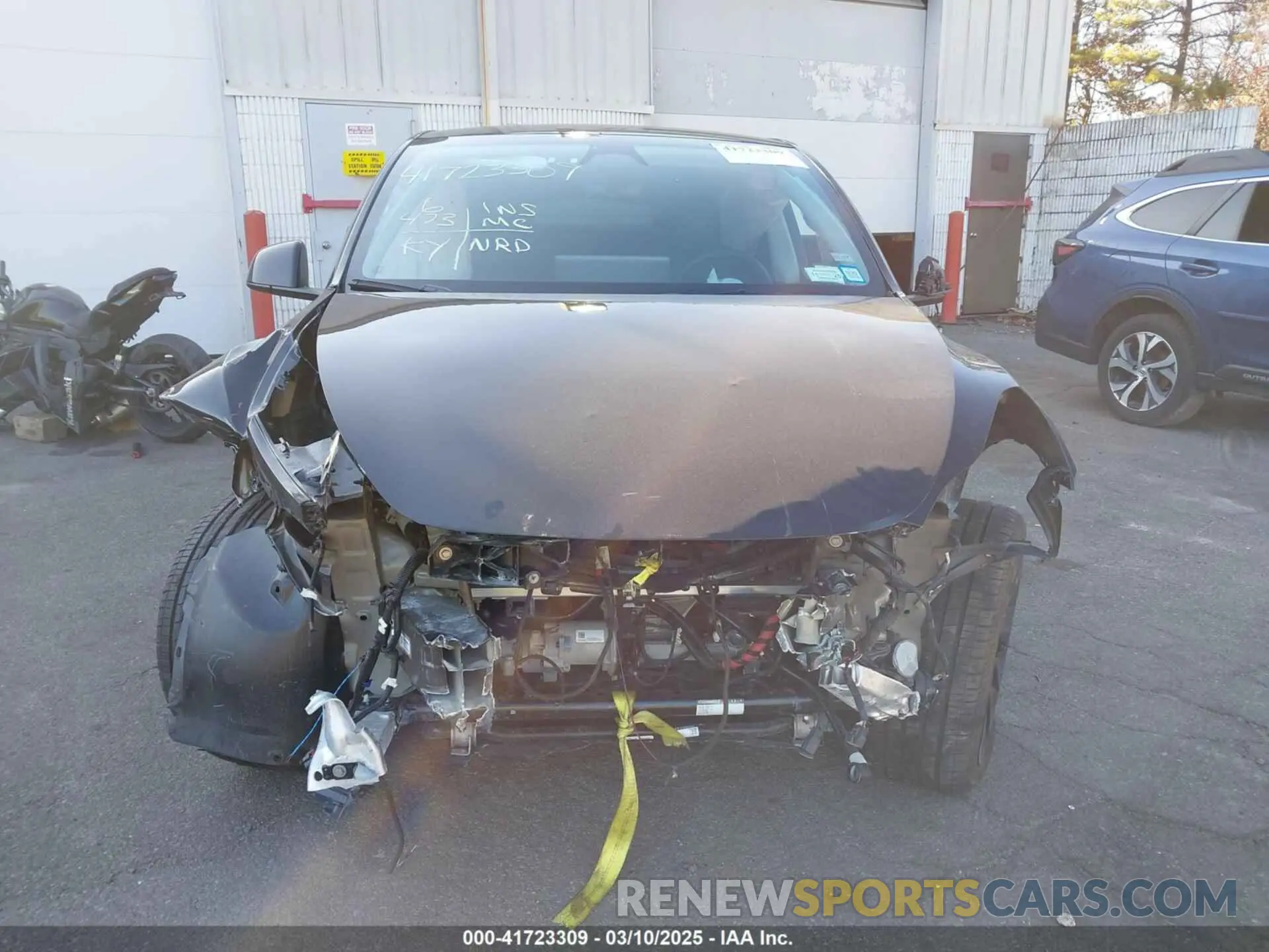 12 Фотография поврежденного автомобиля 7SAYGDEE0PA178691 TESLA MODEL Y 2023