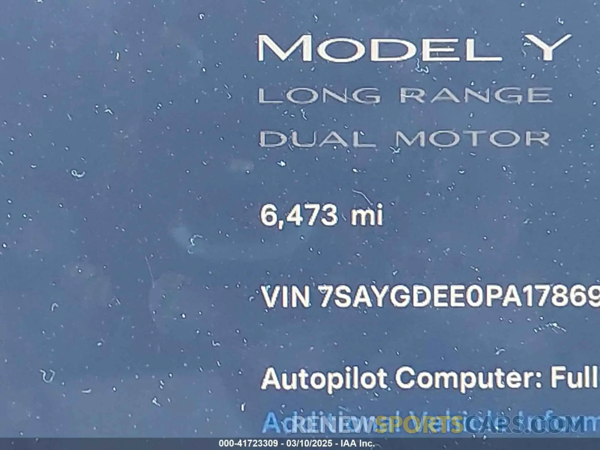 15 Фотография поврежденного автомобиля 7SAYGDEE0PA178691 TESLA MODEL Y 2023