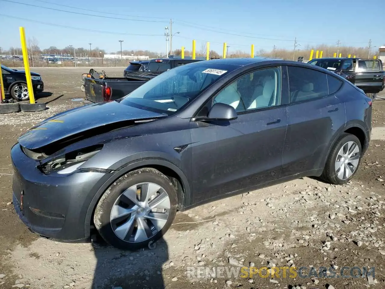 1 Фотография поврежденного автомобиля 7SAYGDEE0PA206005 TESLA MODEL Y 2023