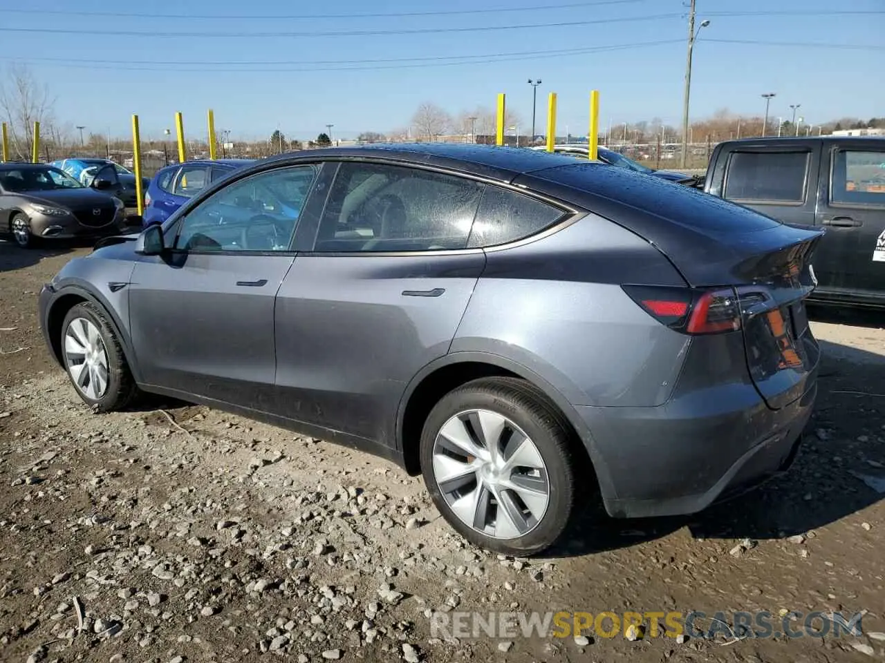 2 Фотография поврежденного автомобиля 7SAYGDEE0PA206005 TESLA MODEL Y 2023
