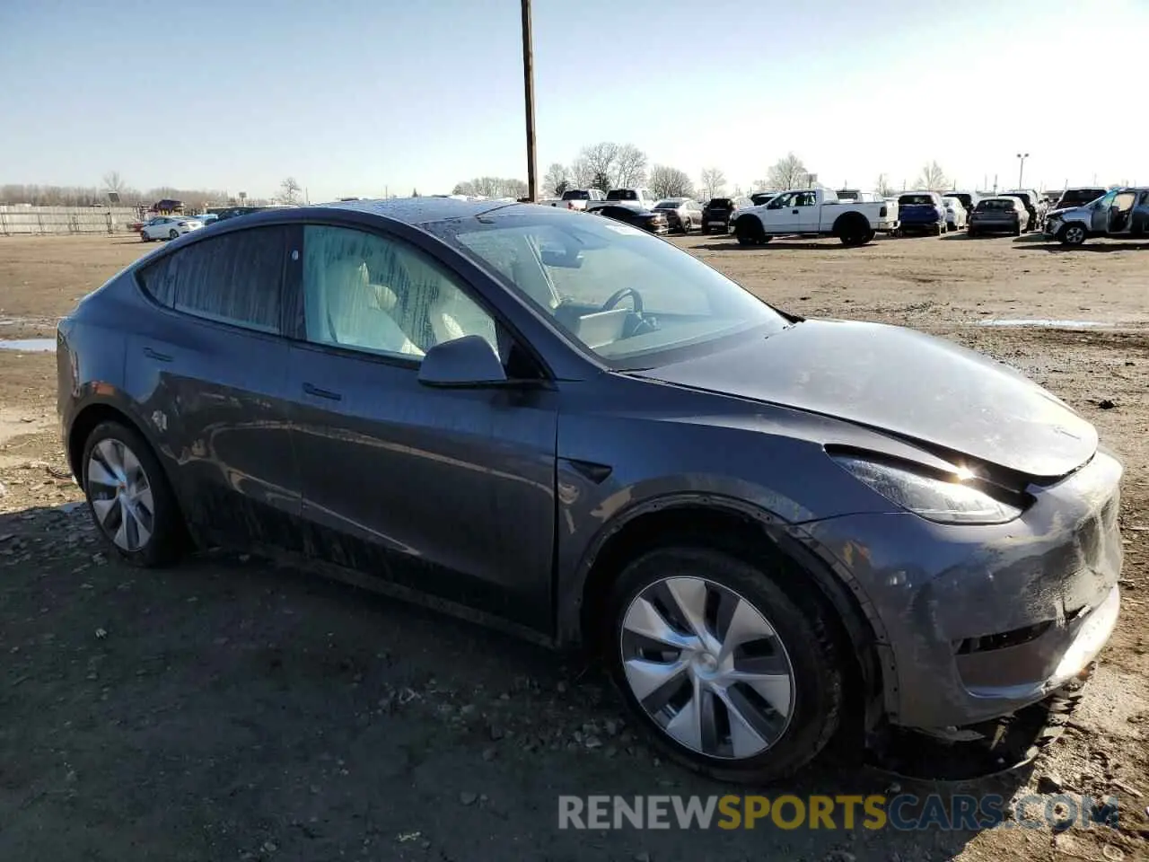 4 Фотография поврежденного автомобиля 7SAYGDEE0PA206005 TESLA MODEL Y 2023