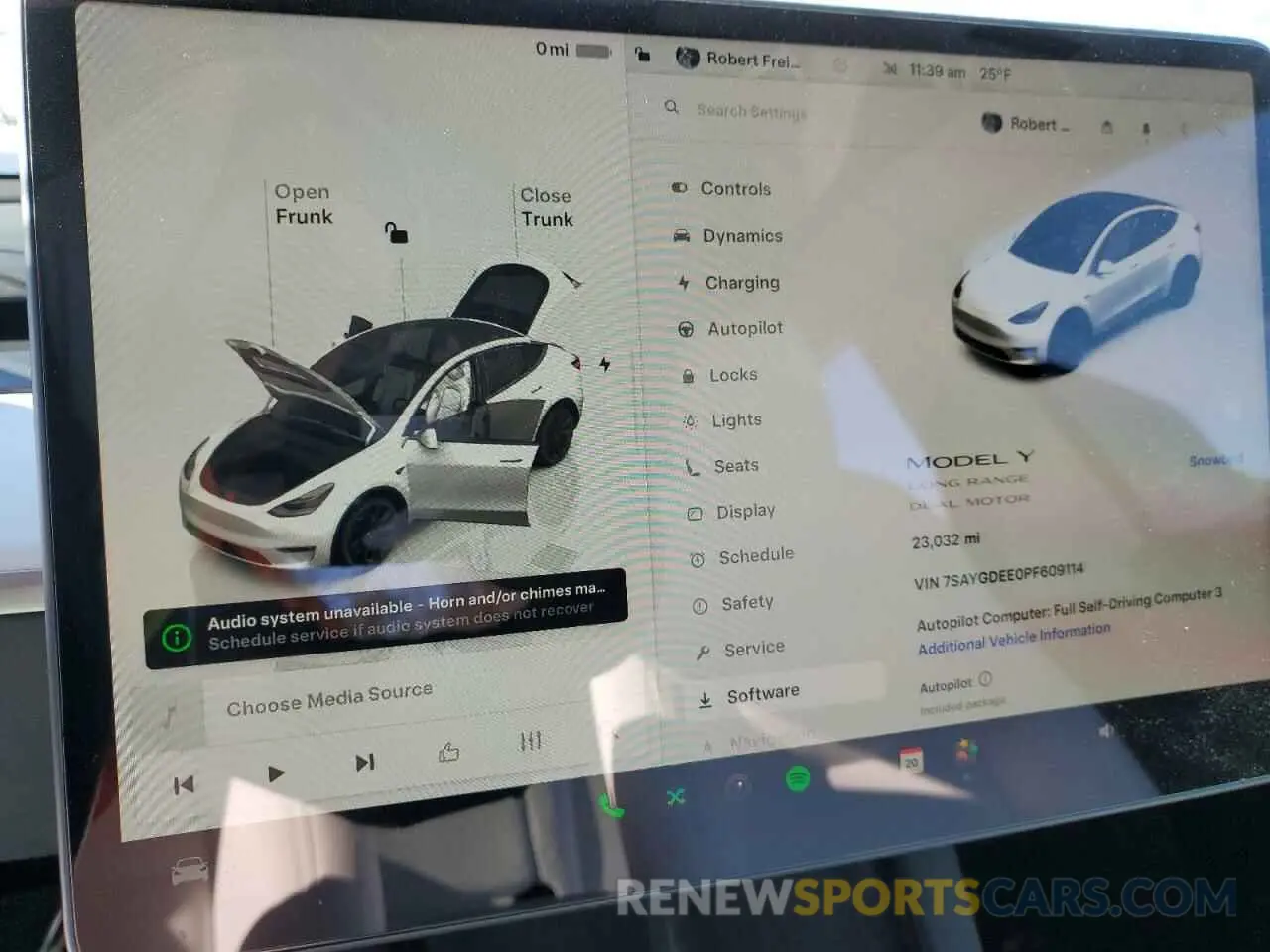 9 Фотография поврежденного автомобиля 7SAYGDEE0PF609114 TESLA MODEL Y 2023