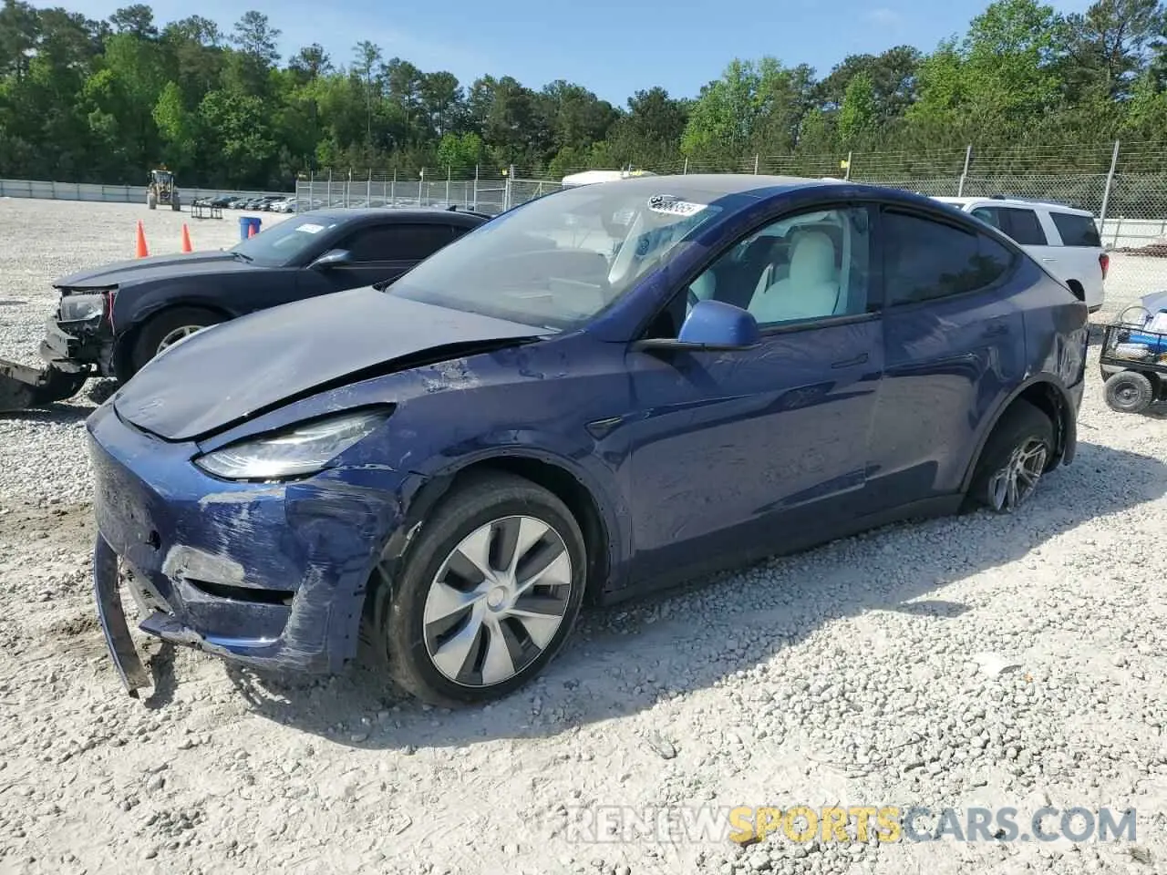 1 Фотография поврежденного автомобиля 7SAYGDEE0PF613163 TESLA MODEL Y 2023