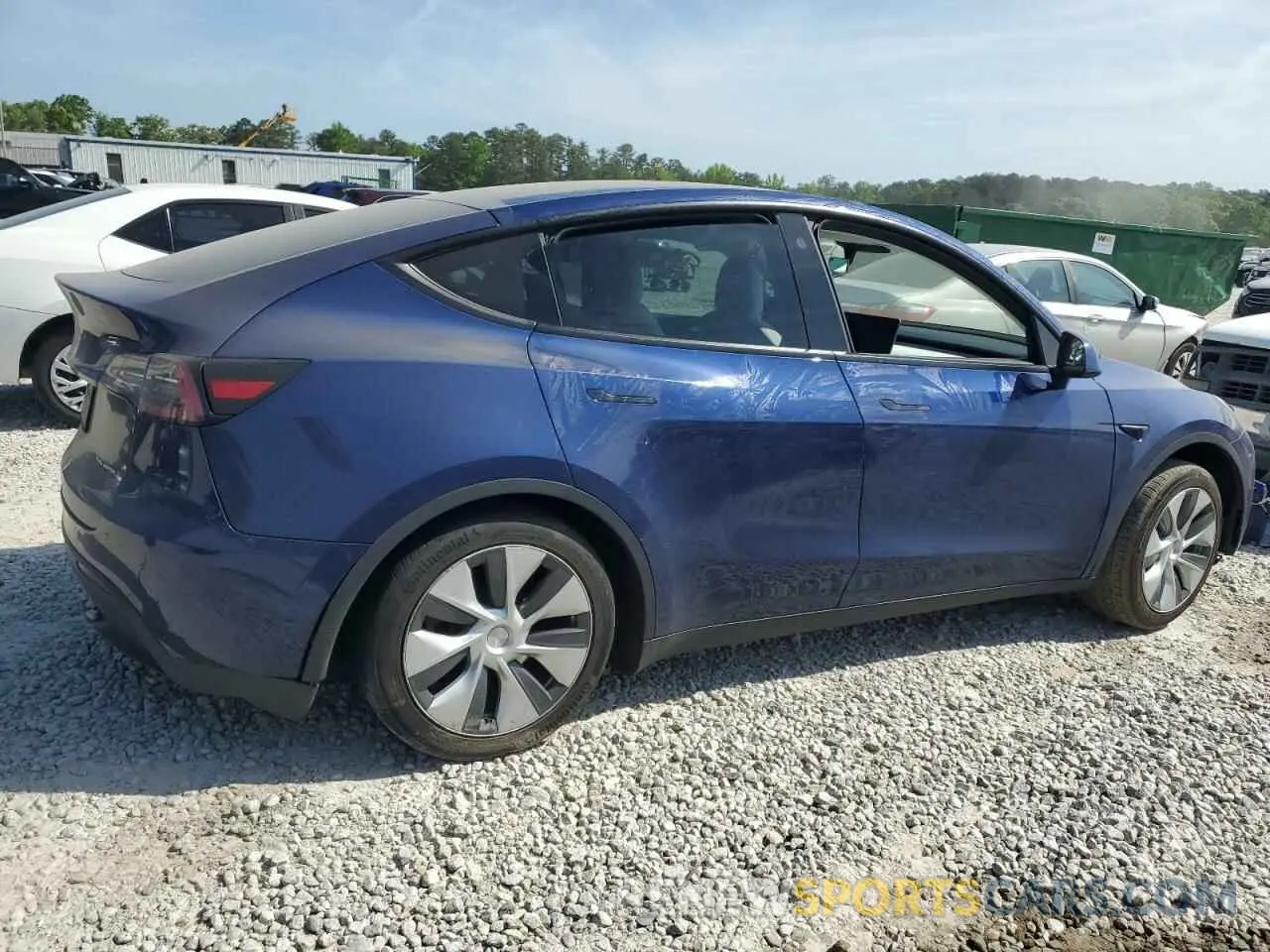 3 Фотография поврежденного автомобиля 7SAYGDEE0PF613163 TESLA MODEL Y 2023