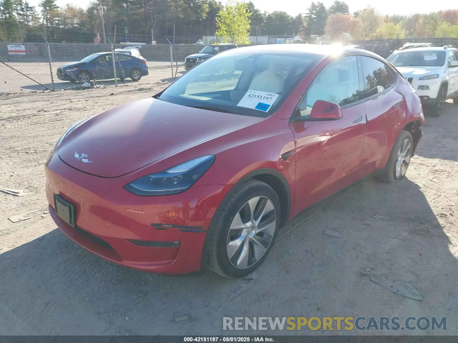 2 Фотография поврежденного автомобиля 7SAYGDEE0PF638869 TESLA MODEL Y 2023