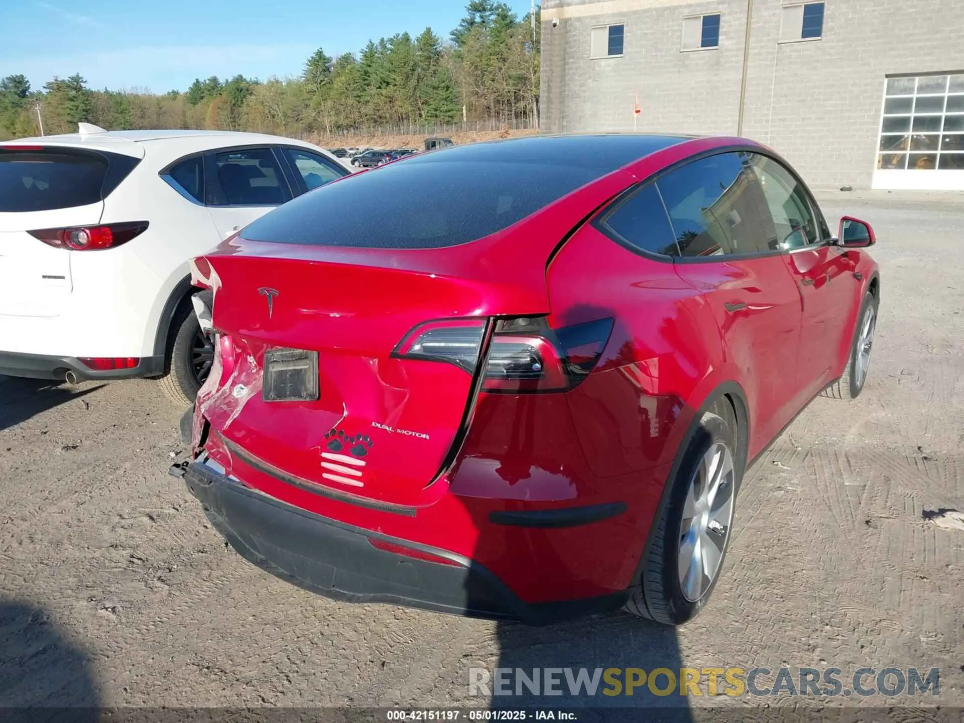 4 Фотография поврежденного автомобиля 7SAYGDEE0PF638869 TESLA MODEL Y 2023