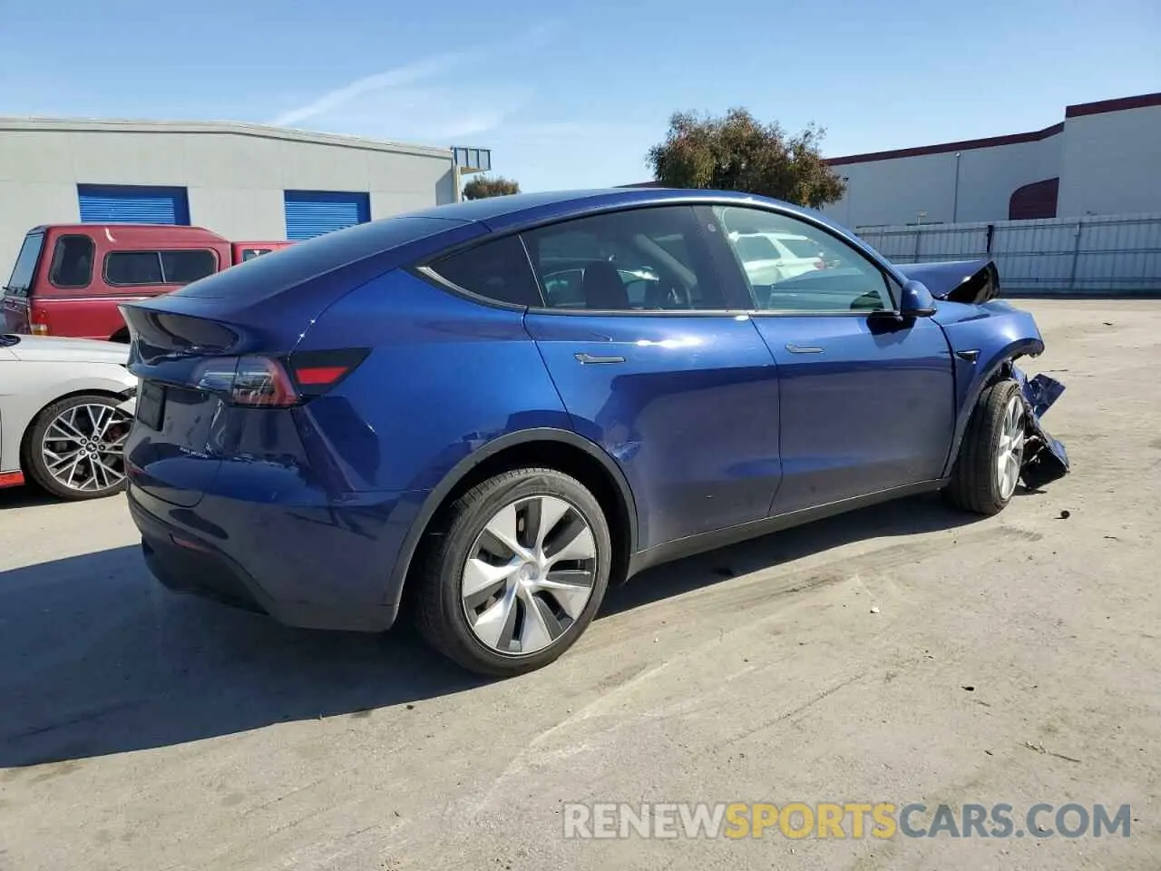 3 Фотография поврежденного автомобиля 7SAYGDEE0PF685576 TESLA MODEL Y 2023