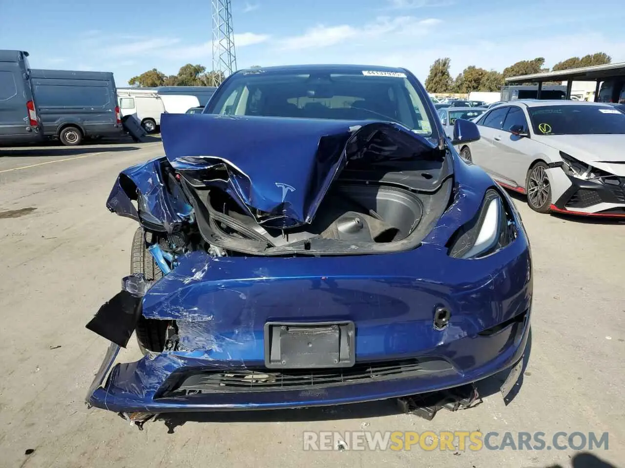 5 Фотография поврежденного автомобиля 7SAYGDEE0PF685576 TESLA MODEL Y 2023