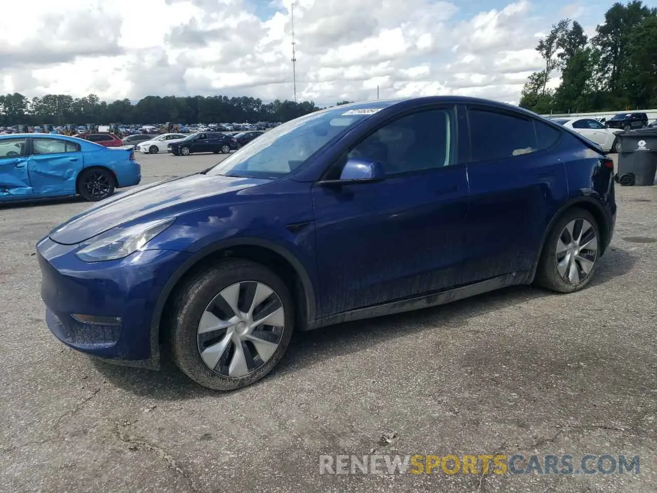 1 Photograph of a damaged car 7SAYGDEE0PF704417 TESLA MODEL Y 2023