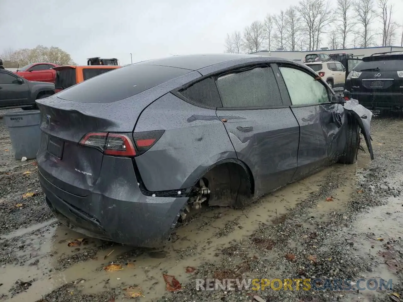 3 Photograph of a damaged car 7SAYGDEE0PF793857 TESLA MODEL Y 2023