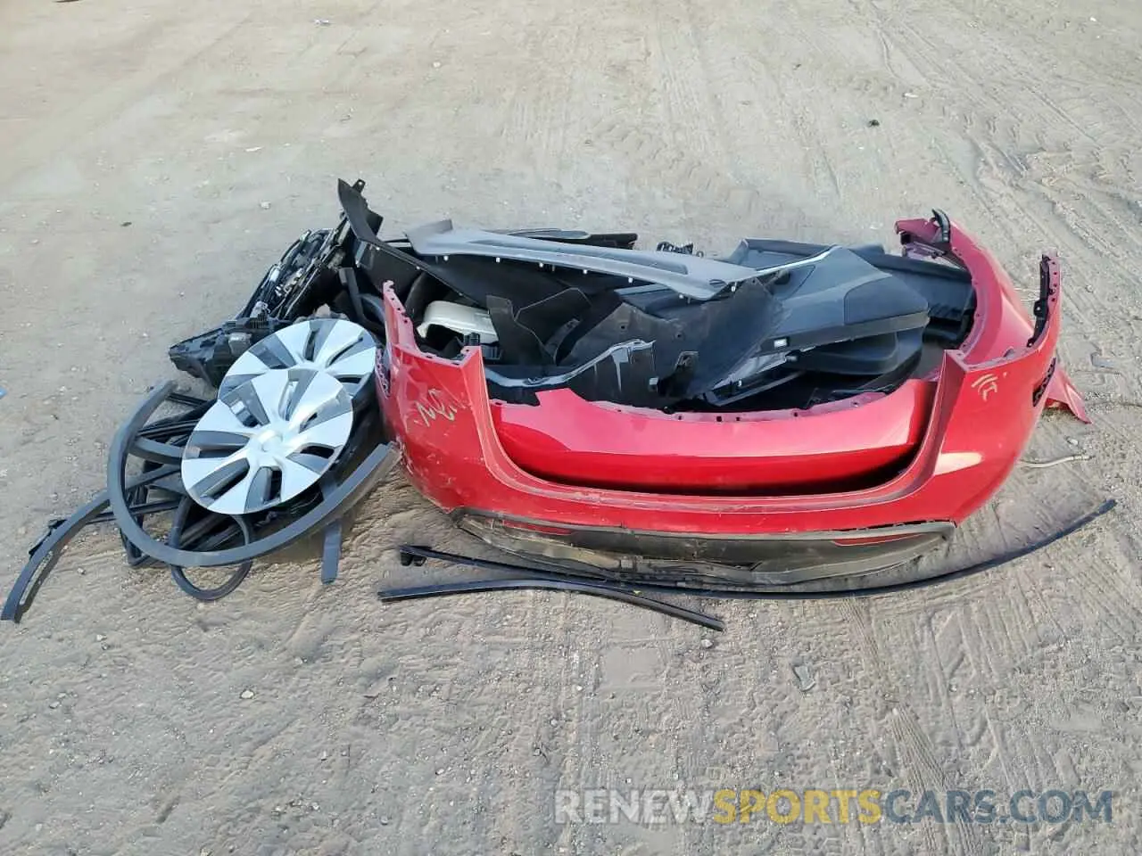 13 Фотография поврежденного автомобиля 7SAYGDEE0PF834942 TESLA MODEL Y 2023