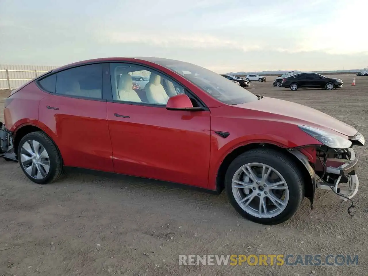 4 Фотография поврежденного автомобиля 7SAYGDEE0PF834942 TESLA MODEL Y 2023