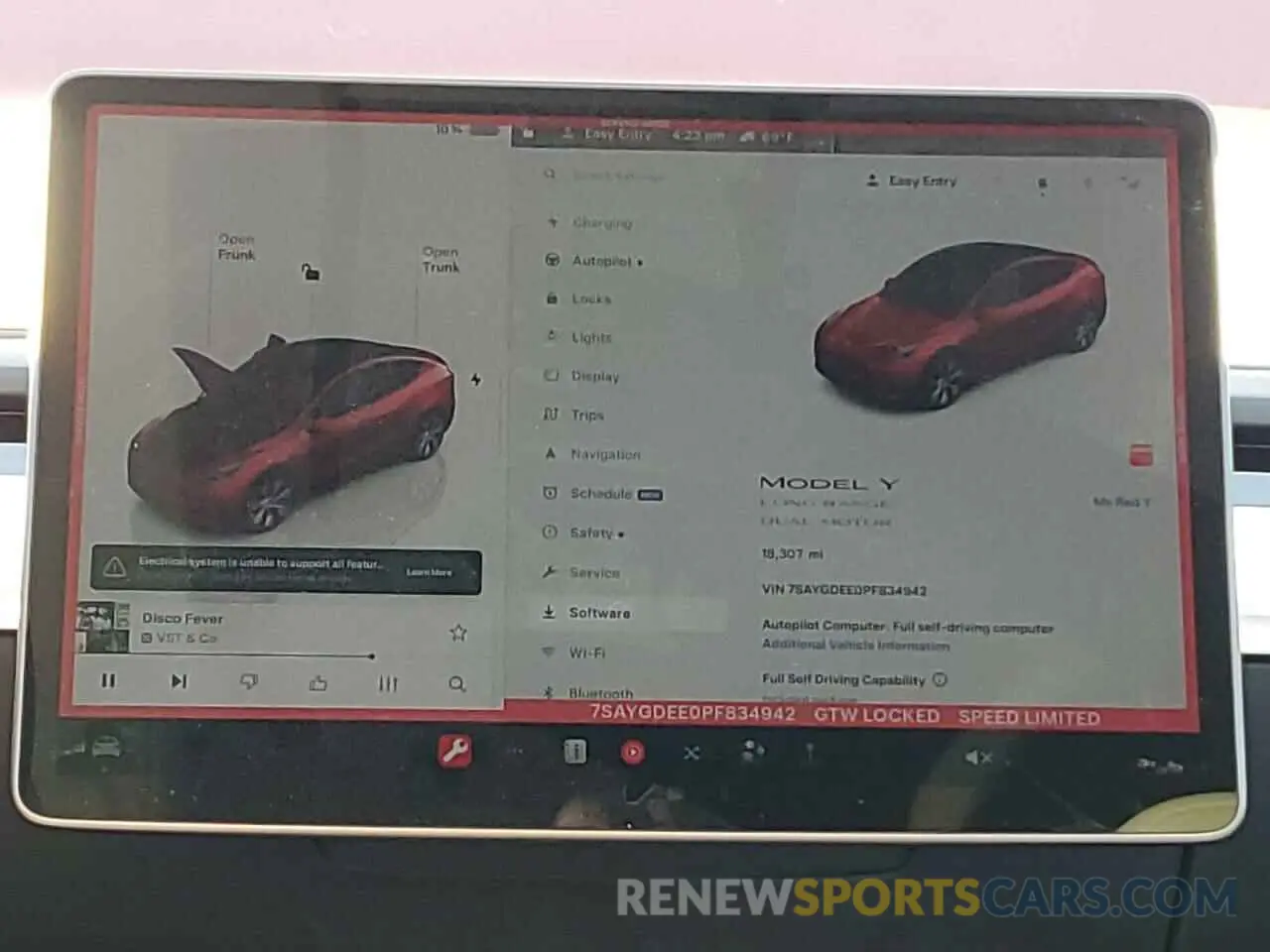 9 Фотография поврежденного автомобиля 7SAYGDEE0PF834942 TESLA MODEL Y 2023