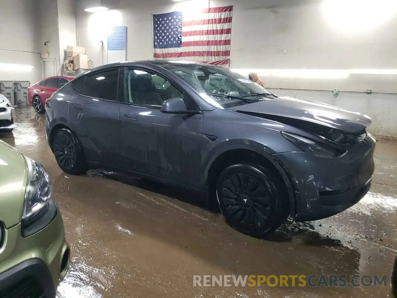 4 Фотография поврежденного автомобиля 7SAYGDEE0PF861882 TESLA MODEL Y 2023