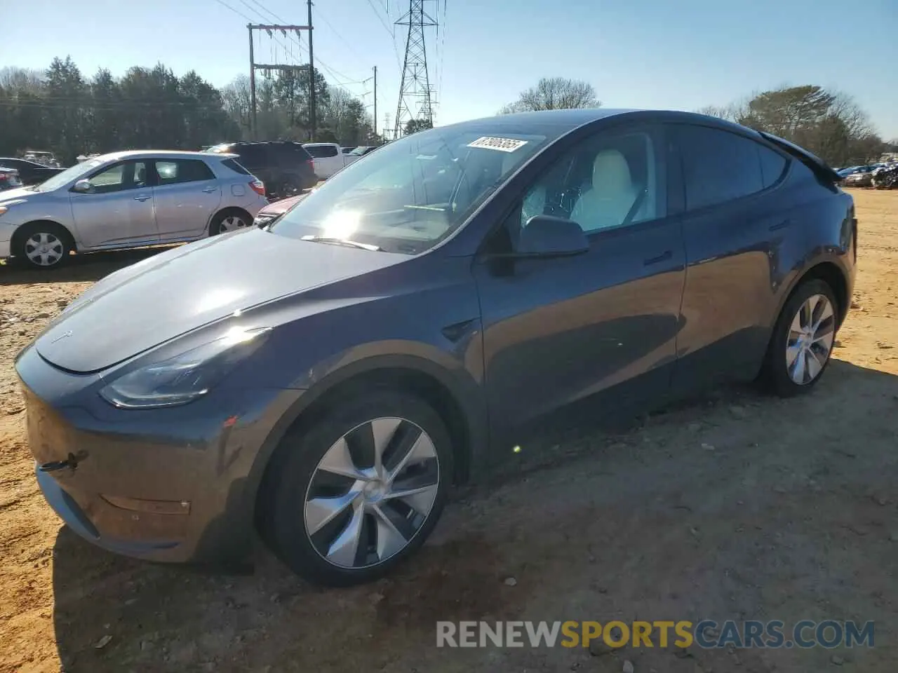1 Photograph of a damaged car 7SAYGDEE0PF884157 TESLA MODEL Y 2023