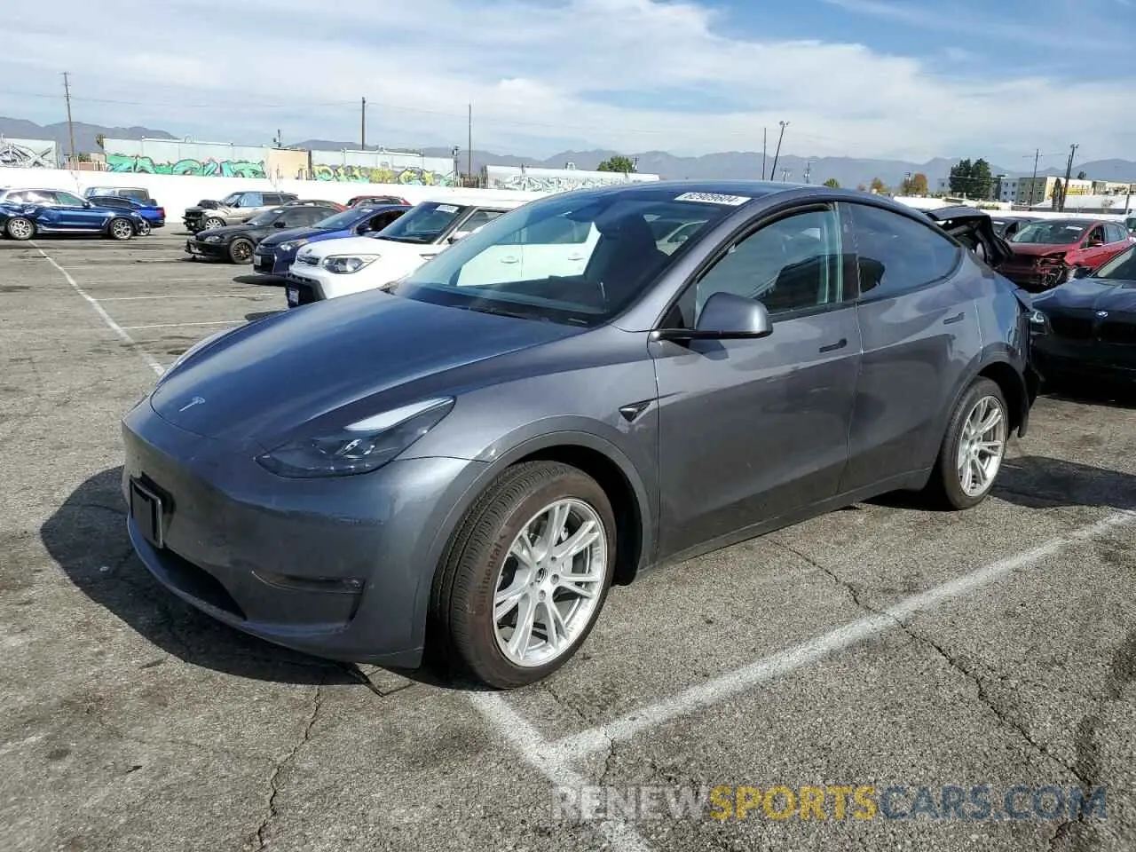 1 Фотография поврежденного автомобиля 7SAYGDEE0PF899743 TESLA MODEL Y 2023
