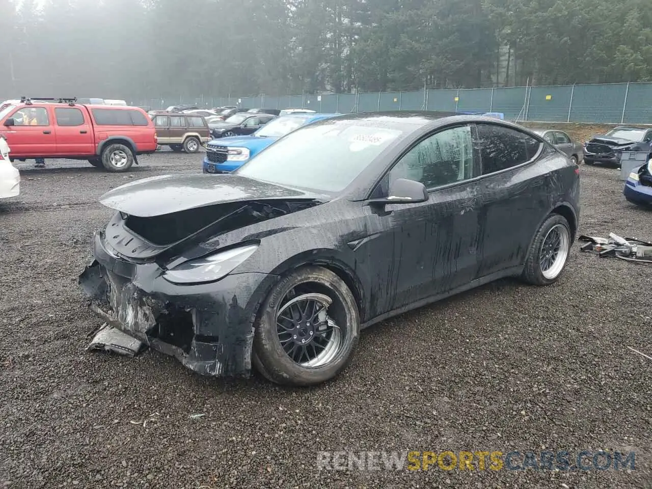 1 Фотография поврежденного автомобиля 7SAYGDEE0PF926309 TESLA MODEL Y 2023