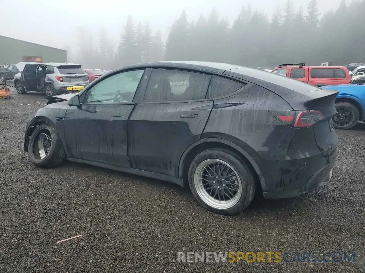 2 Фотография поврежденного автомобиля 7SAYGDEE0PF926309 TESLA MODEL Y 2023