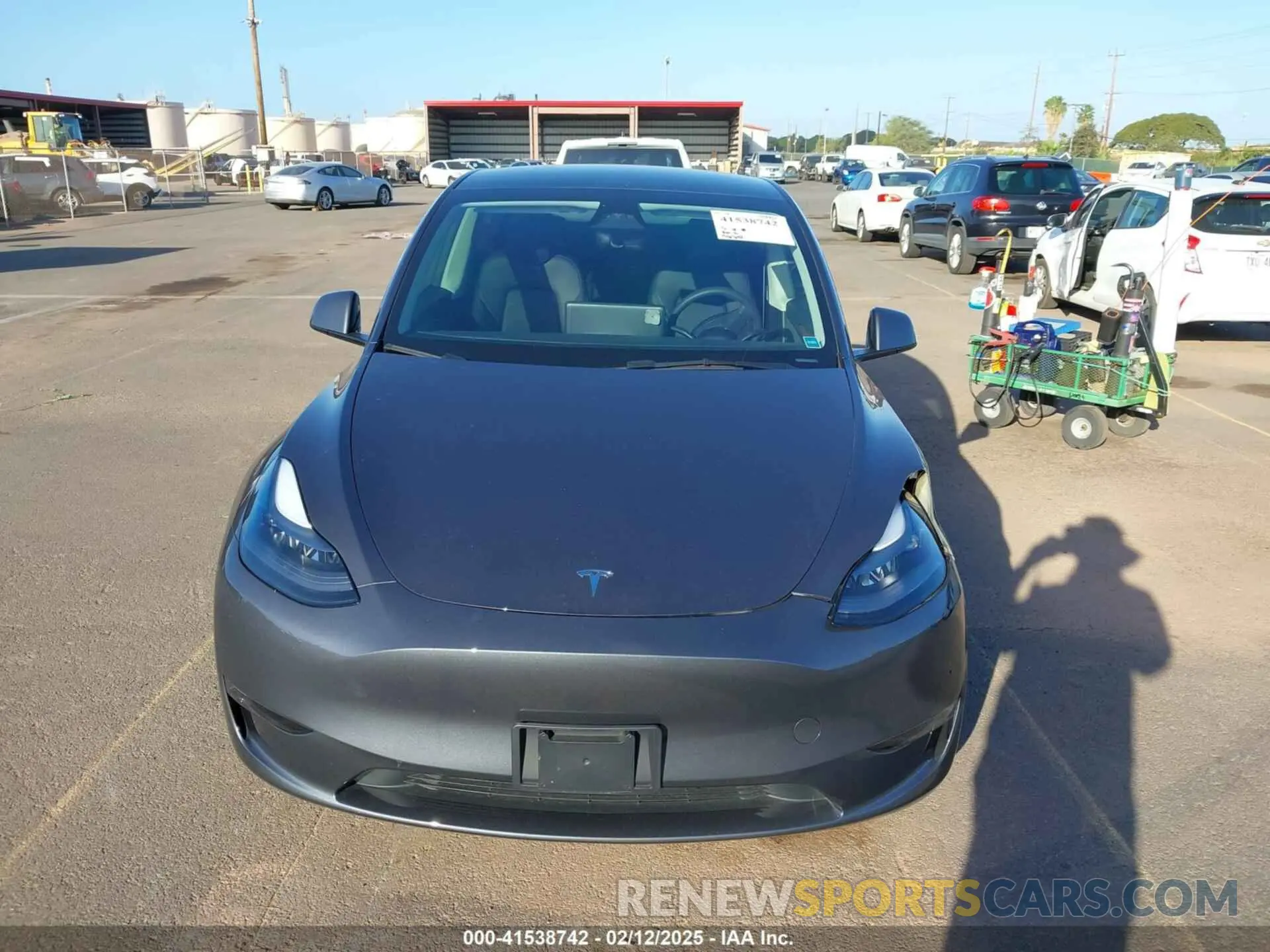 12 Photograph of a damaged car 7SAYGDEE0PF928836 TESLA MODEL Y 2023
