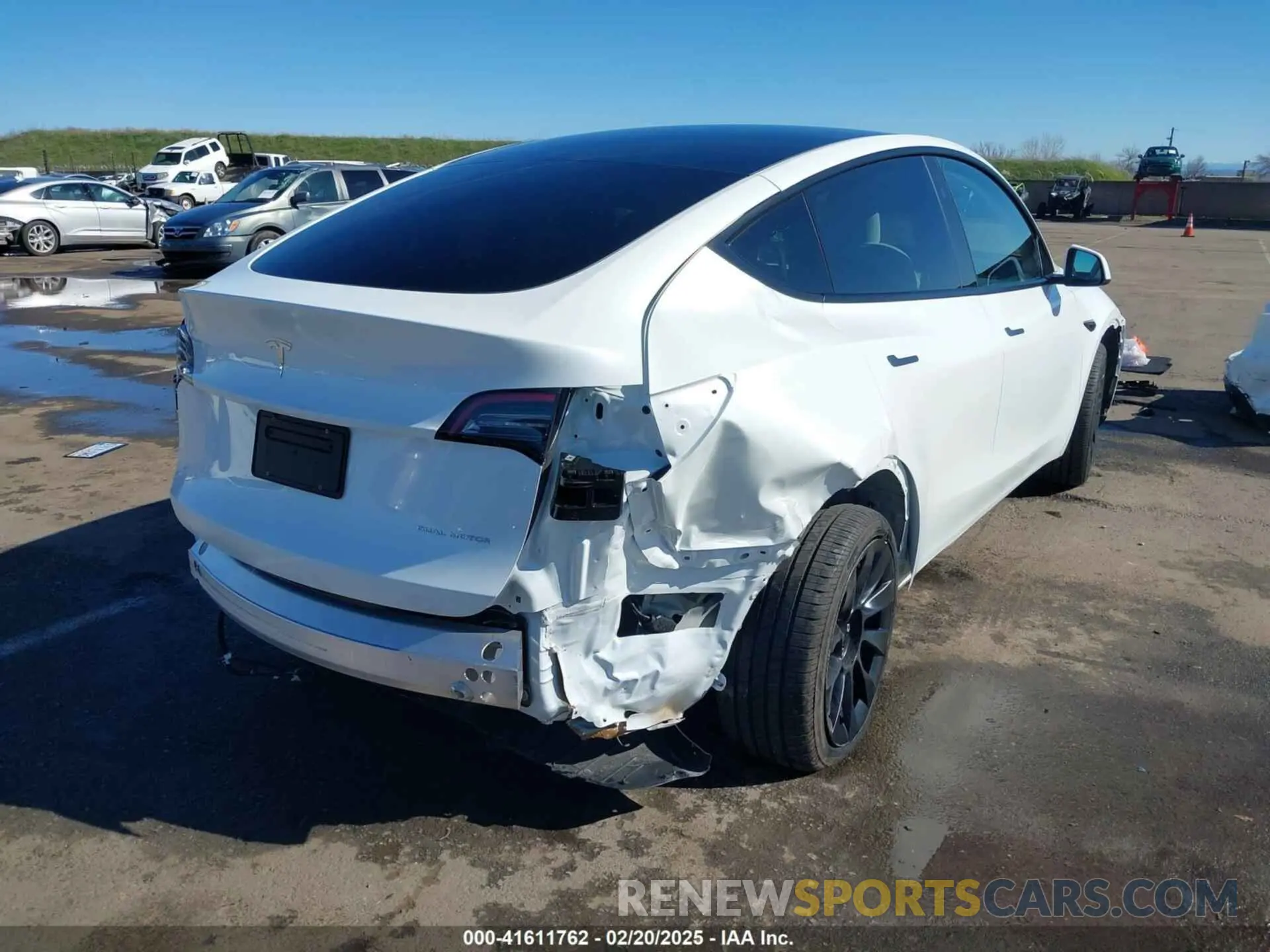 6 Фотография поврежденного автомобиля 7SAYGDEE0PF945202 TESLA MODEL Y 2023