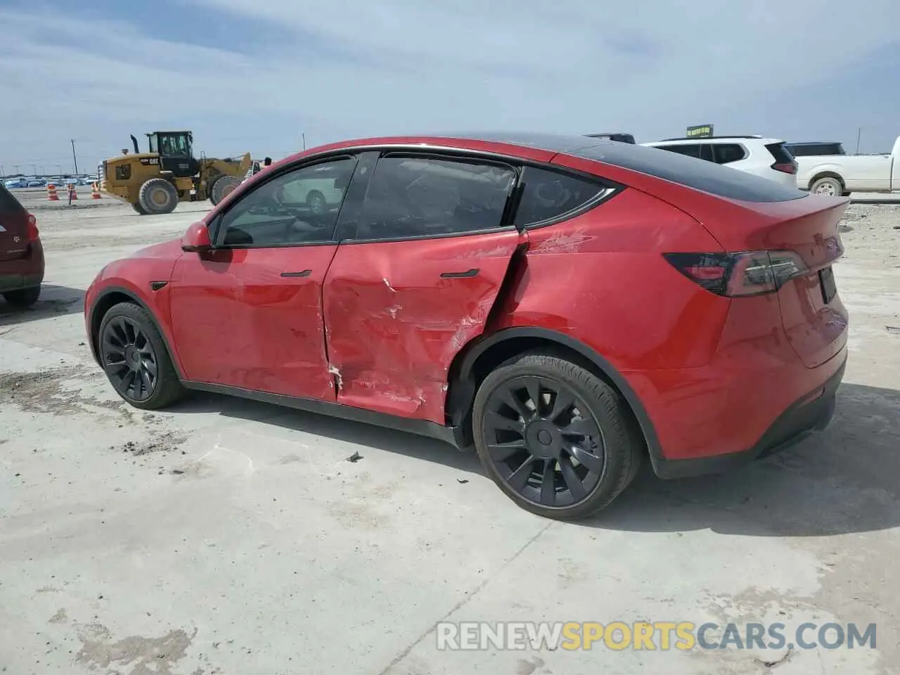 2 Photograph of a damaged car 7SAYGDEE1PA024698 TESLA MODEL Y 2023