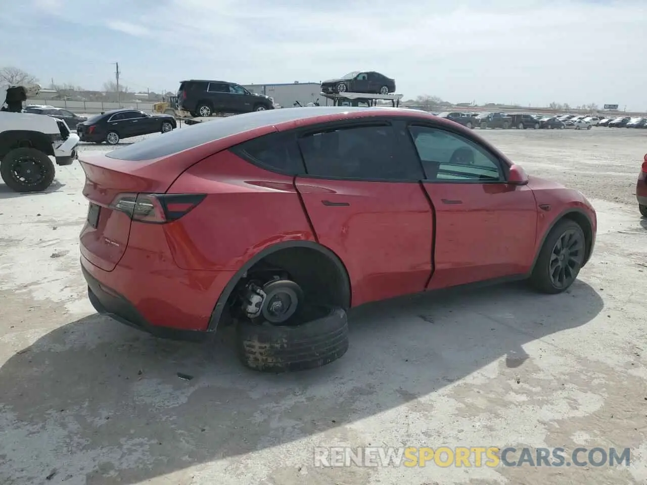 3 Photograph of a damaged car 7SAYGDEE1PA024698 TESLA MODEL Y 2023