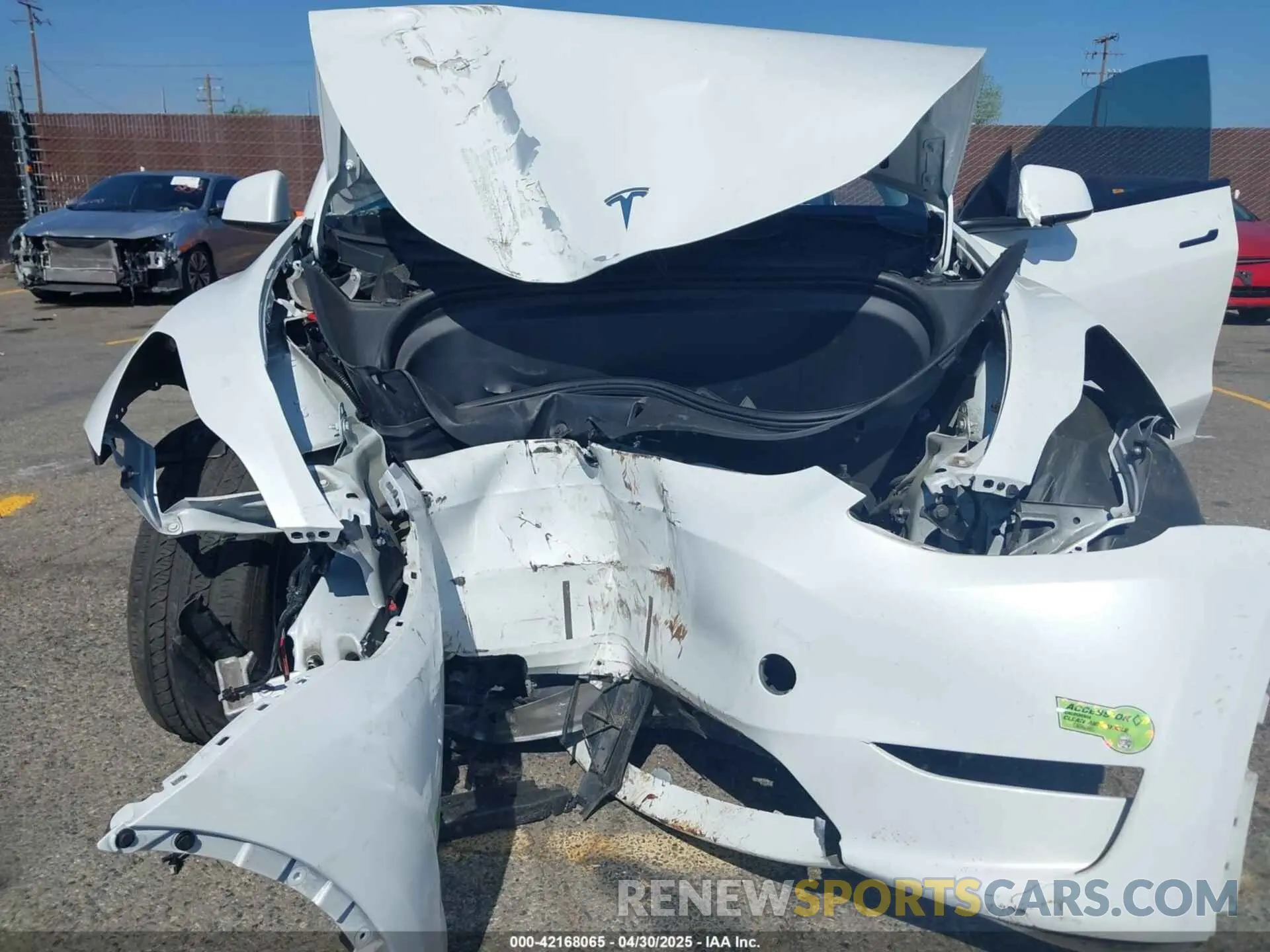 6 Photograph of a damaged car 7SAYGDEE1PA034664 TESLA MODEL Y 2023