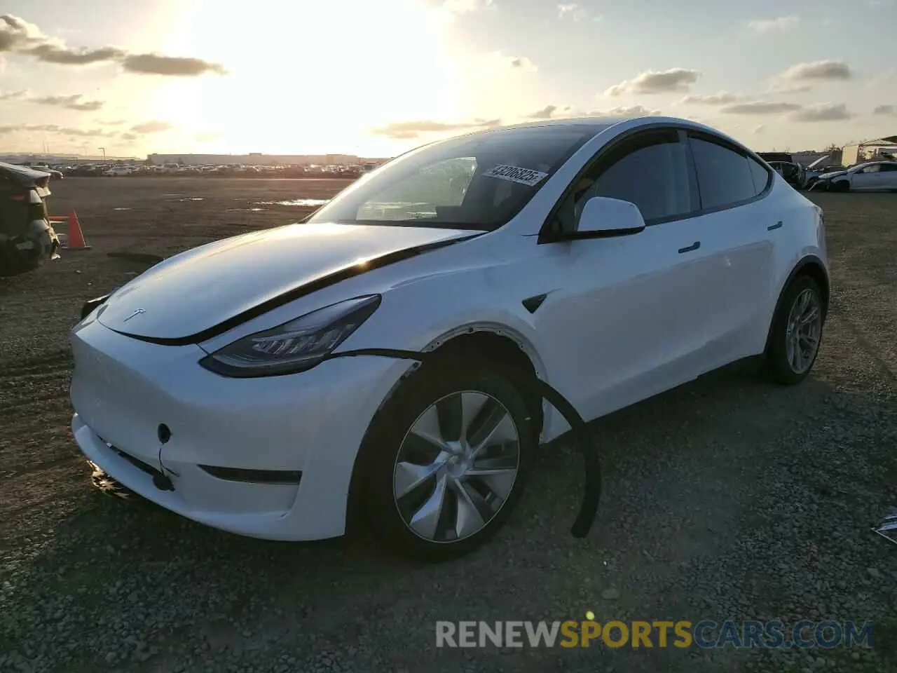 1 Фотография поврежденного автомобиля 7SAYGDEE1PA039069 TESLA MODEL Y 2023
