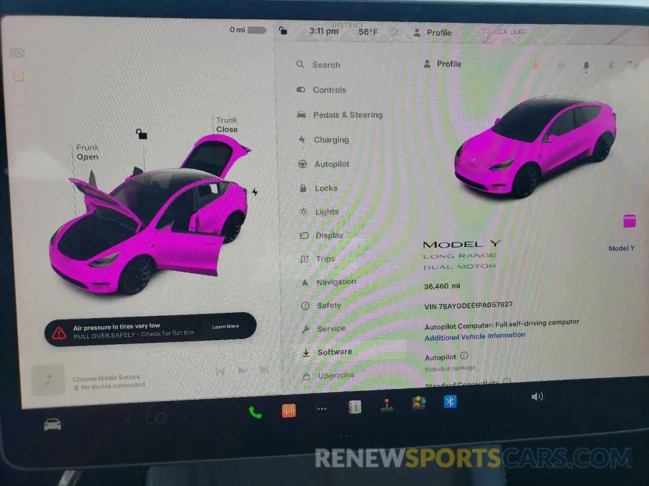 9 Photograph of a damaged car 7SAYGDEE1PA057927 TESLA MODEL Y 2023