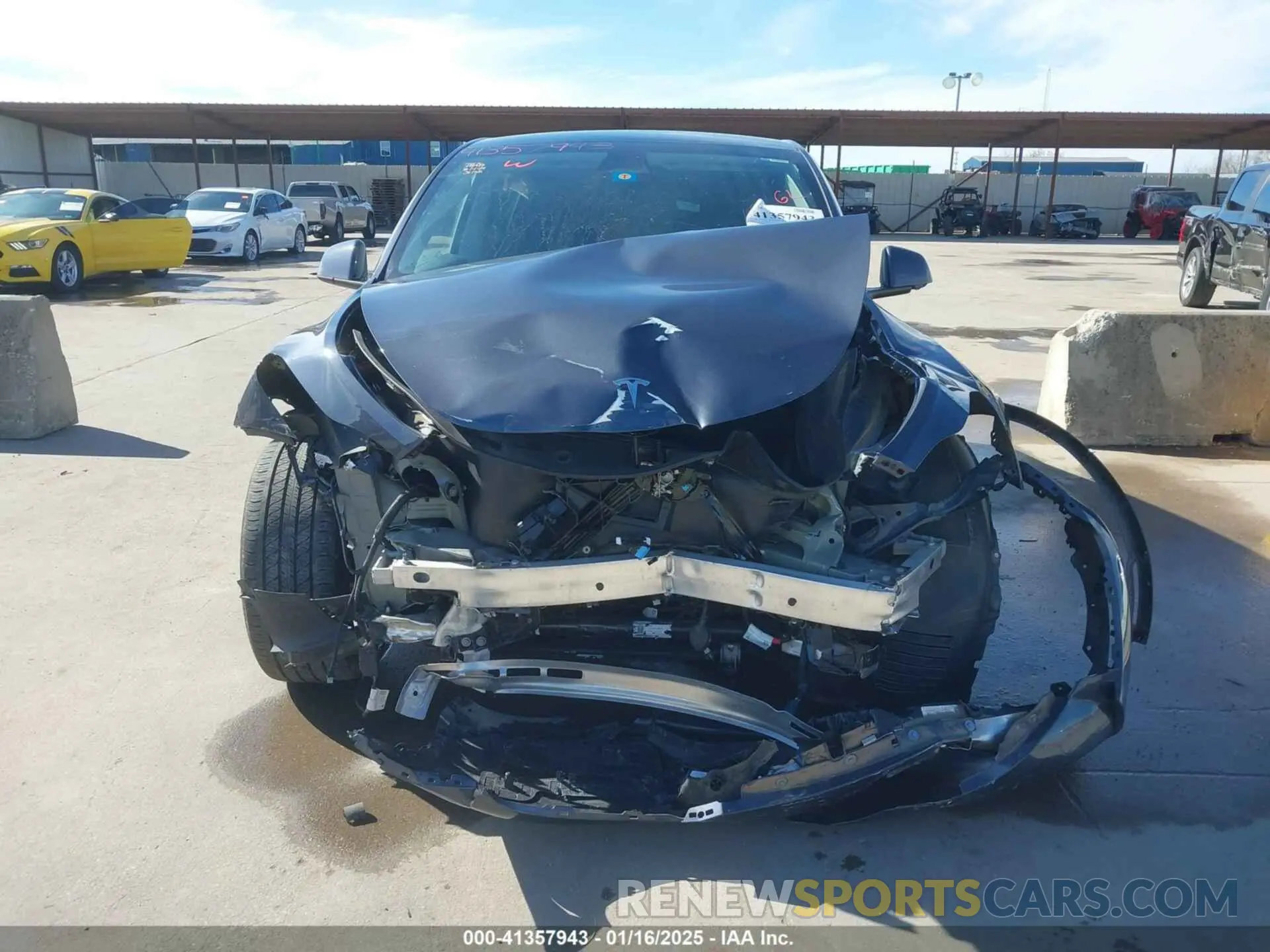 12 Photograph of a damaged car 7SAYGDEE1PA060410 TESLA MODEL Y 2023