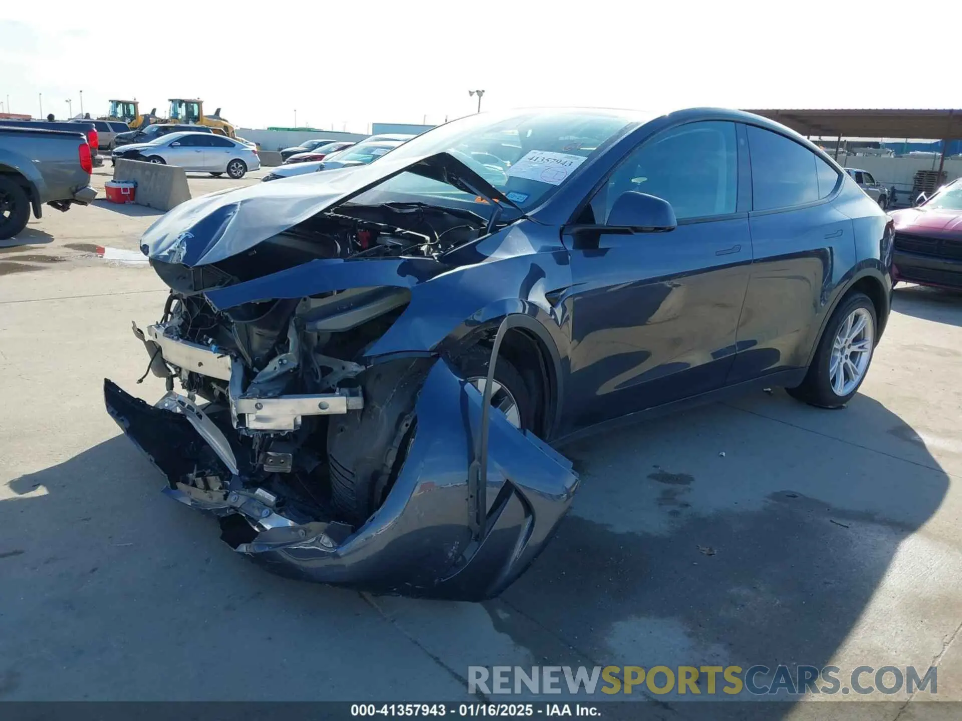 2 Photograph of a damaged car 7SAYGDEE1PA060410 TESLA MODEL Y 2023