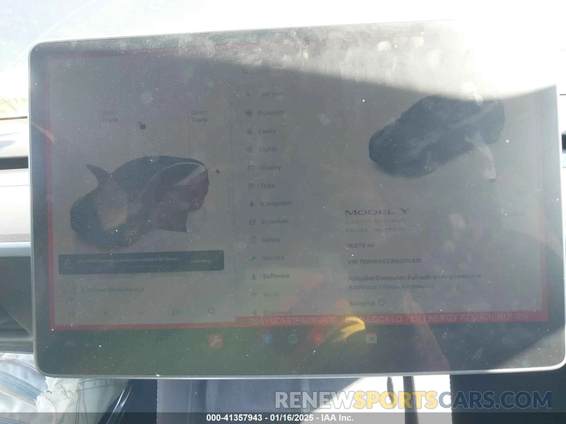 7 Photograph of a damaged car 7SAYGDEE1PA060410 TESLA MODEL Y 2023