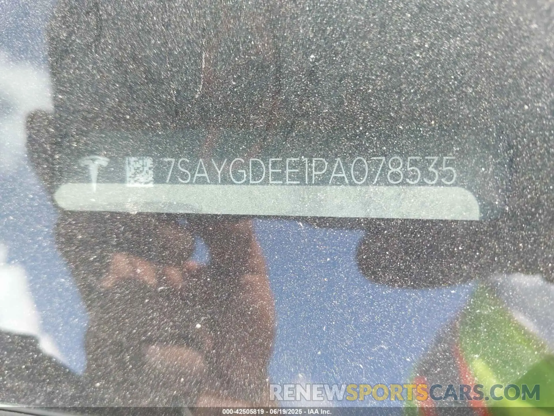 9 Фотография поврежденного автомобиля 7SAYGDEE1PA078535 TESLA MODEL Y 2023