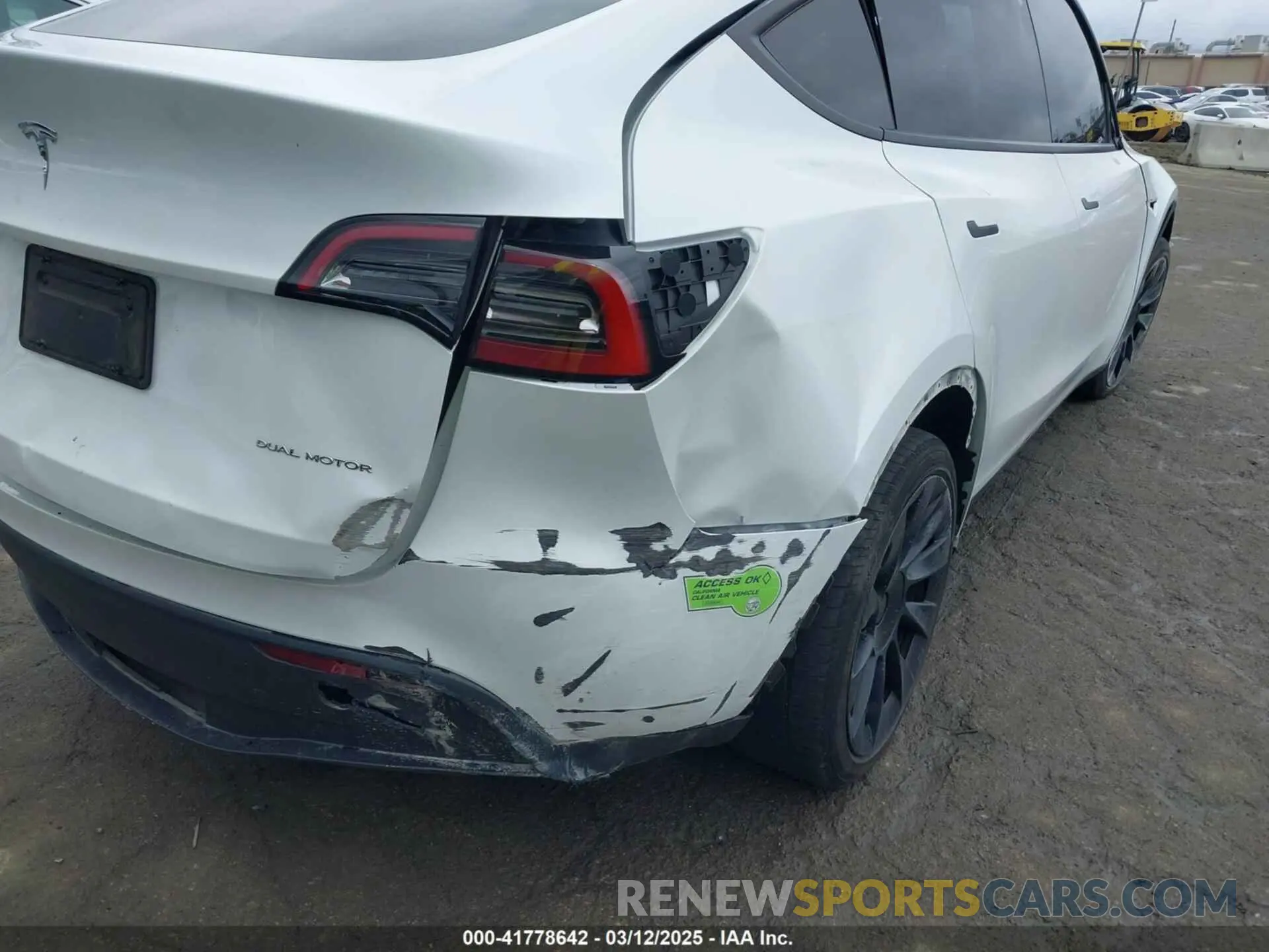 6 Фотография поврежденного автомобиля 7SAYGDEE1PA106057 TESLA MODEL Y 2023