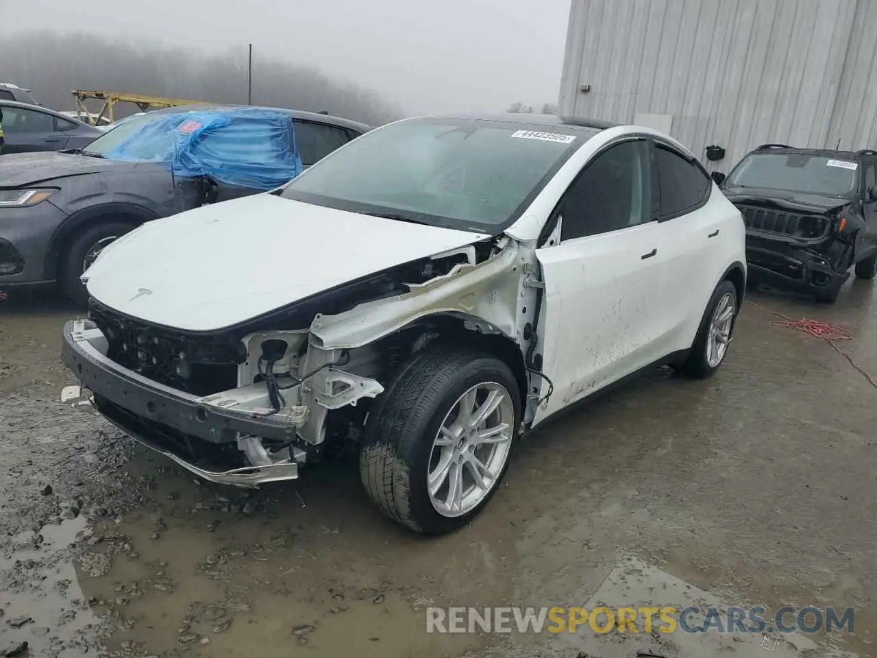 1 Photograph of a damaged car 7SAYGDEE1PA114563 TESLA MODEL Y 2023