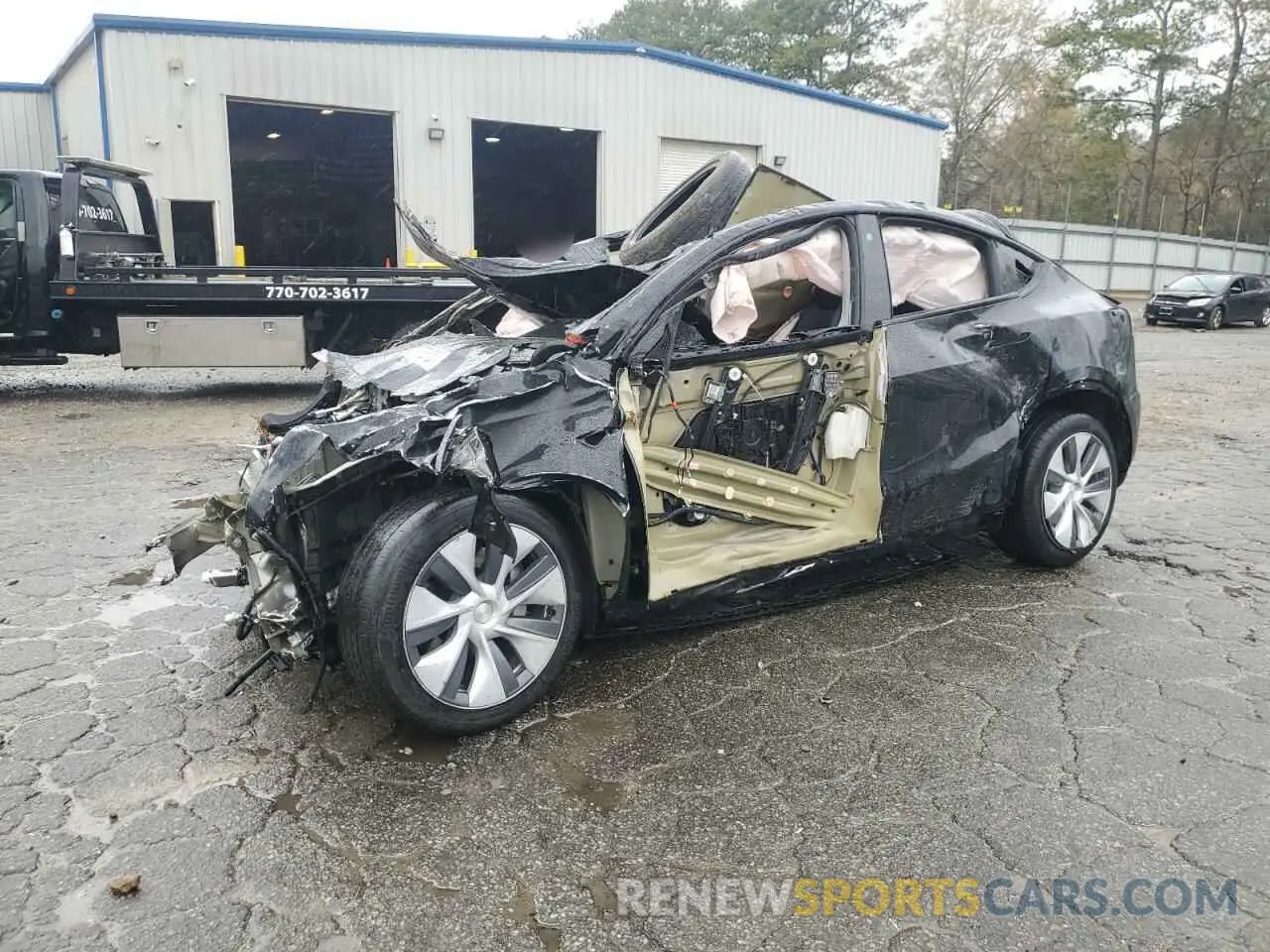 1 Фотография поврежденного автомобиля 7SAYGDEE1PA127829 TESLA MODEL Y 2023