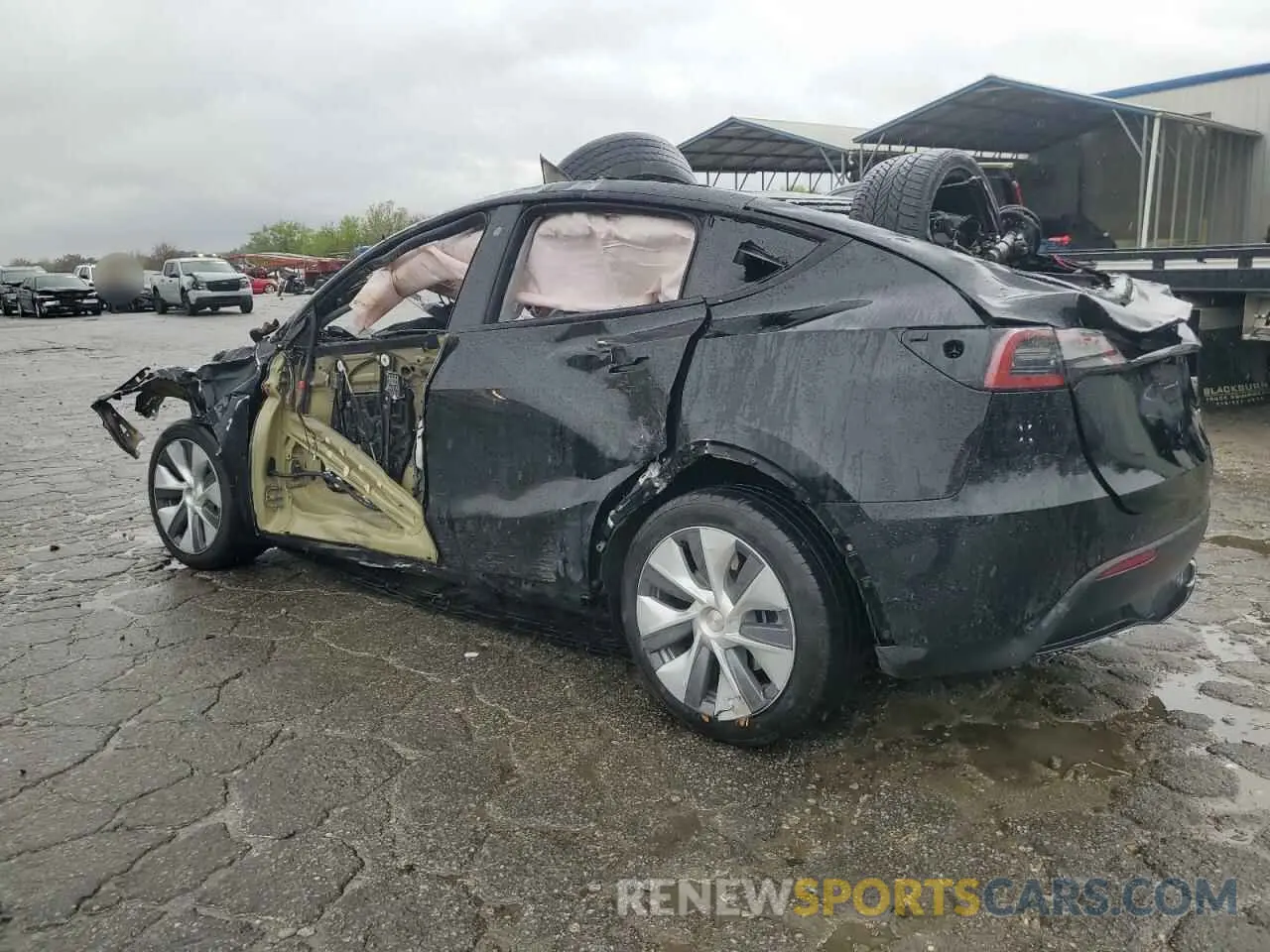 2 Фотография поврежденного автомобиля 7SAYGDEE1PA127829 TESLA MODEL Y 2023