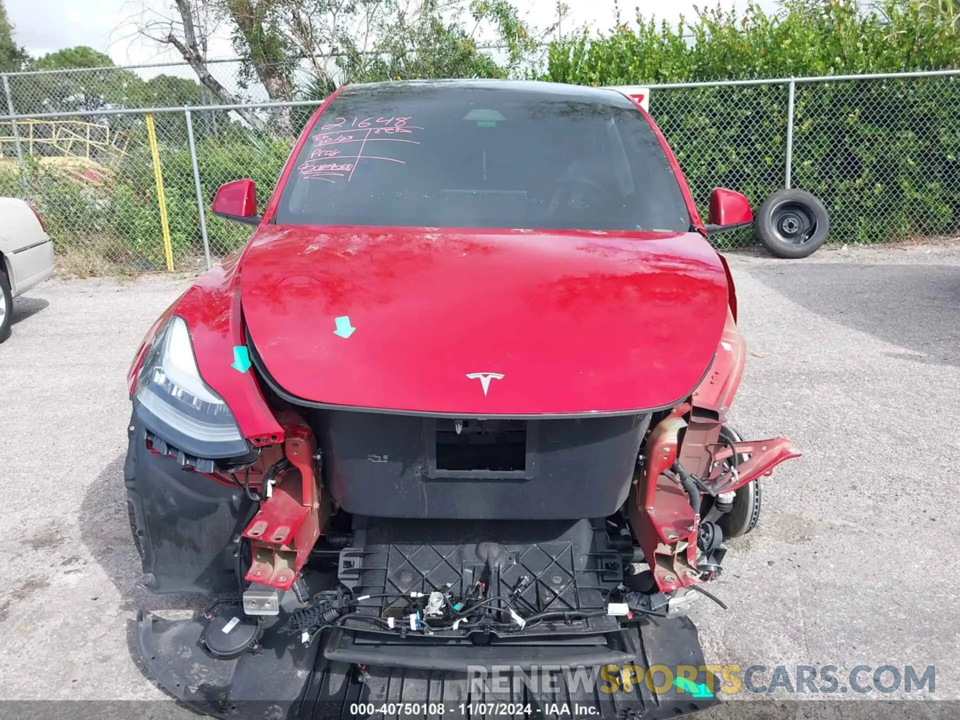 12 Photograph of a damaged car 7SAYGDEE1PA146297 TESLA MODEL Y 2023