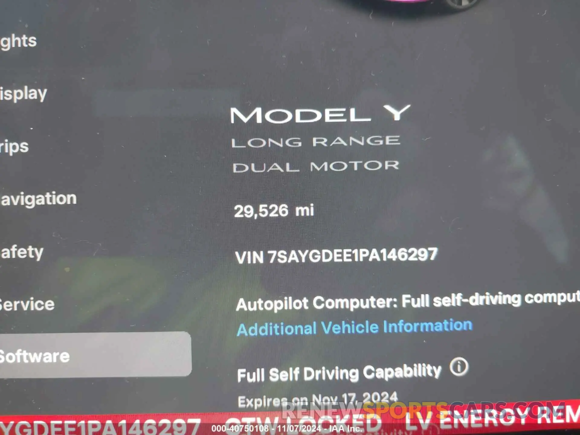 15 Photograph of a damaged car 7SAYGDEE1PA146297 TESLA MODEL Y 2023