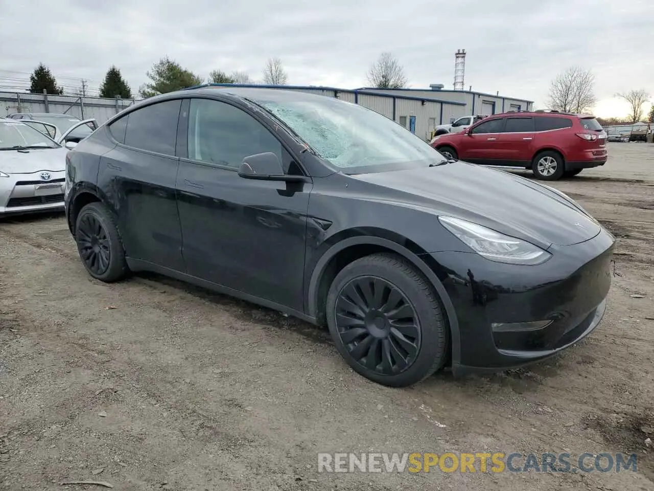 4 Фотография поврежденного автомобиля 7SAYGDEE1PA150771 TESLA MODEL Y 2023
