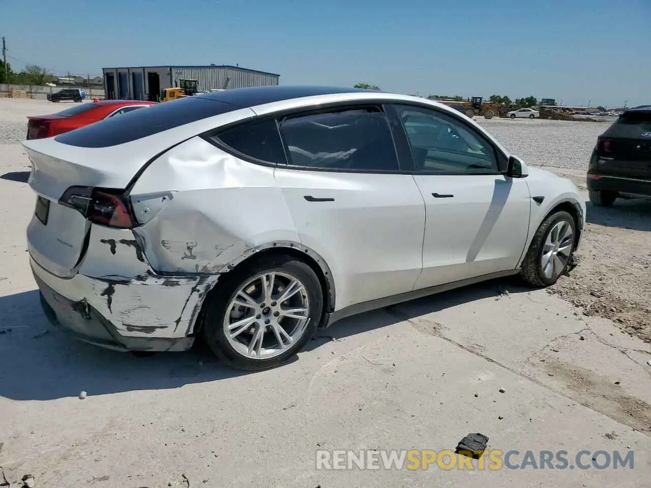 3 Фотография поврежденного автомобиля 7SAYGDEE1PA155629 TESLA MODEL Y 2023