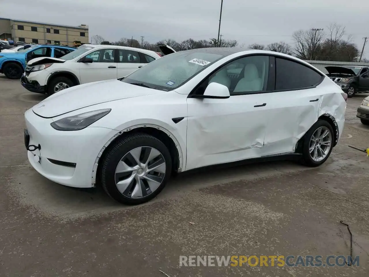 1 Фотография поврежденного автомобиля 7SAYGDEE1PA160314 TESLA MODEL Y 2023