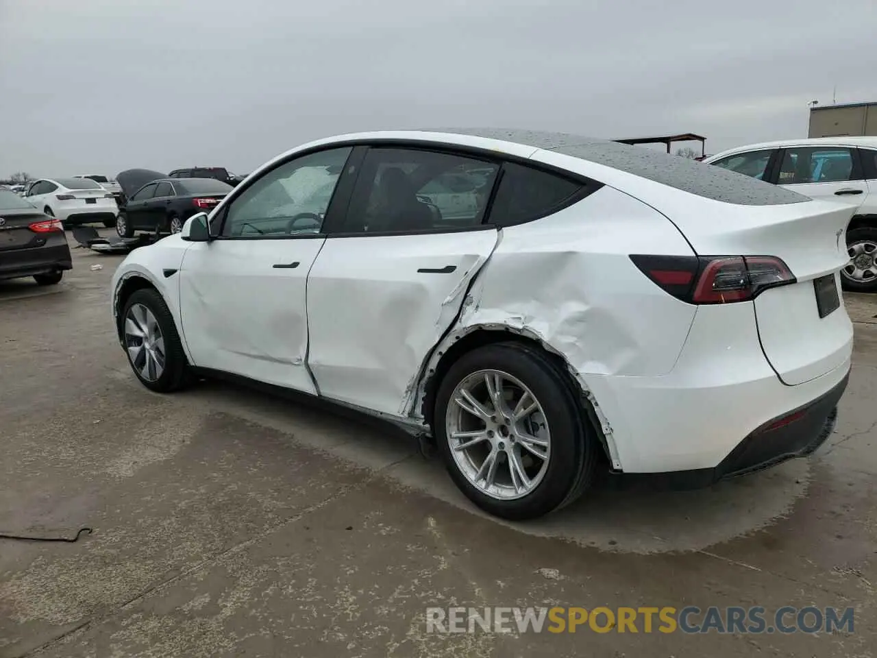 2 Фотография поврежденного автомобиля 7SAYGDEE1PA160314 TESLA MODEL Y 2023