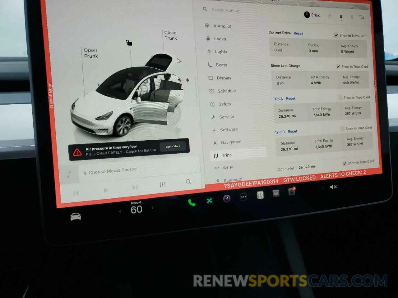 9 Фотография поврежденного автомобиля 7SAYGDEE1PA160314 TESLA MODEL Y 2023