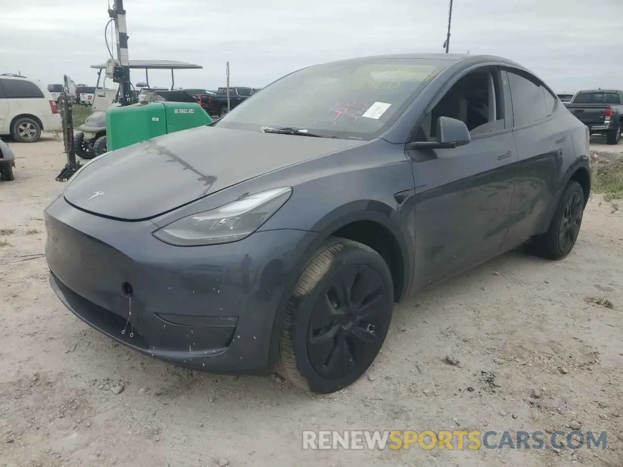 1 Photograph of a damaged car 7SAYGDEE1PA189392 TESLA MODEL Y 2023